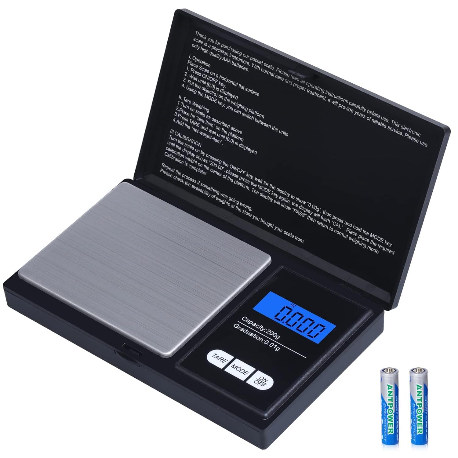 Zacro digital kitchen scale 200g 0.01g