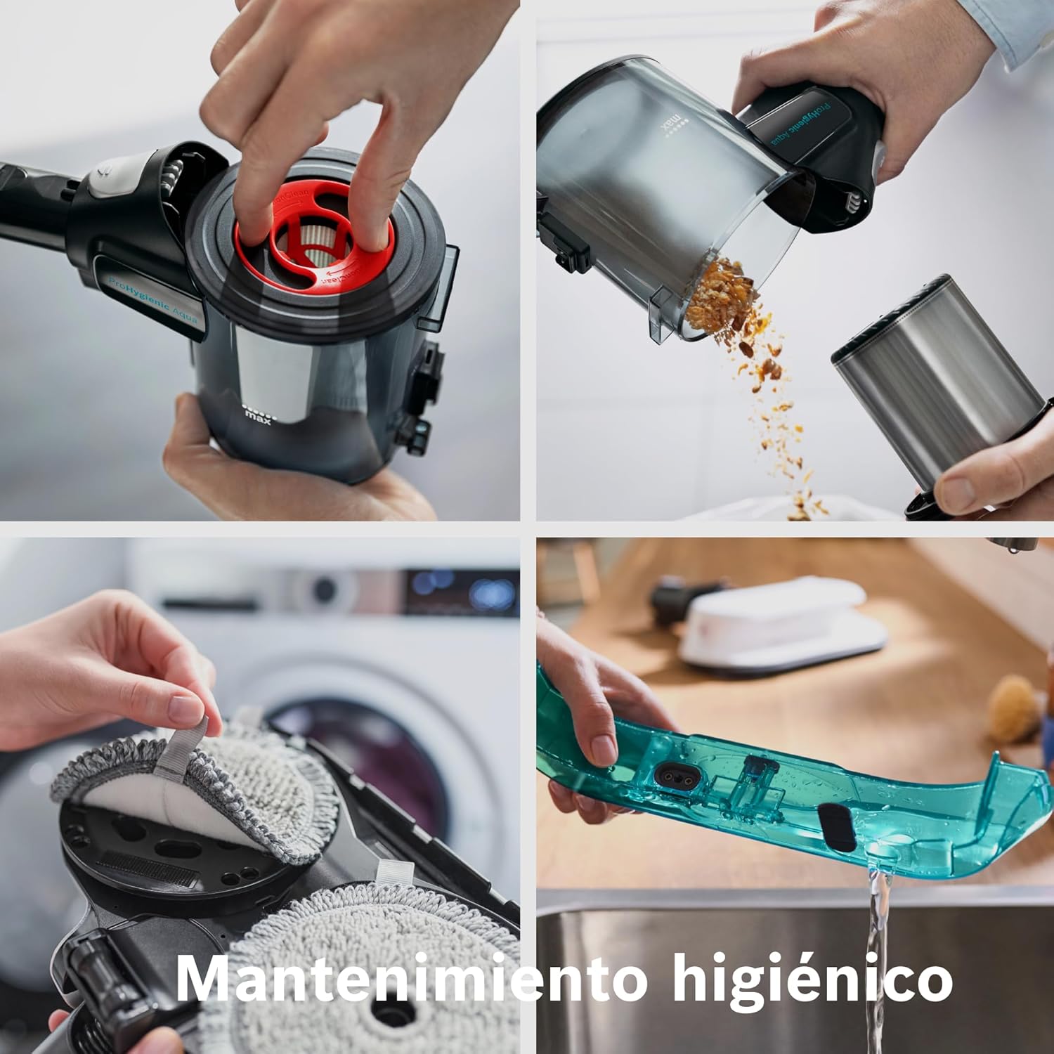 Thumbnail 12 de Bosch Unlimited 7 ProHygienic Aqua: Aspirador Sin Cable 🧹