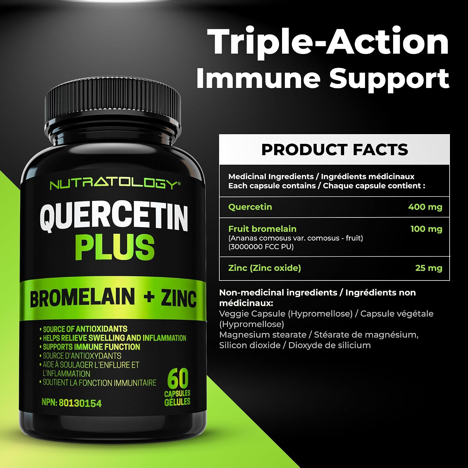 Thumbnail 3 de Nutratology Quercetin supplement, 60 capsules