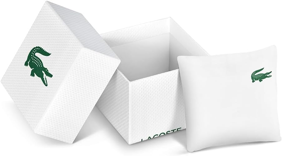 Thumbnail 5 de Lacoste Analog Quarzuhr – Unisex, silberweißes Zifferblatt, Silikonband mit Petit Piqué