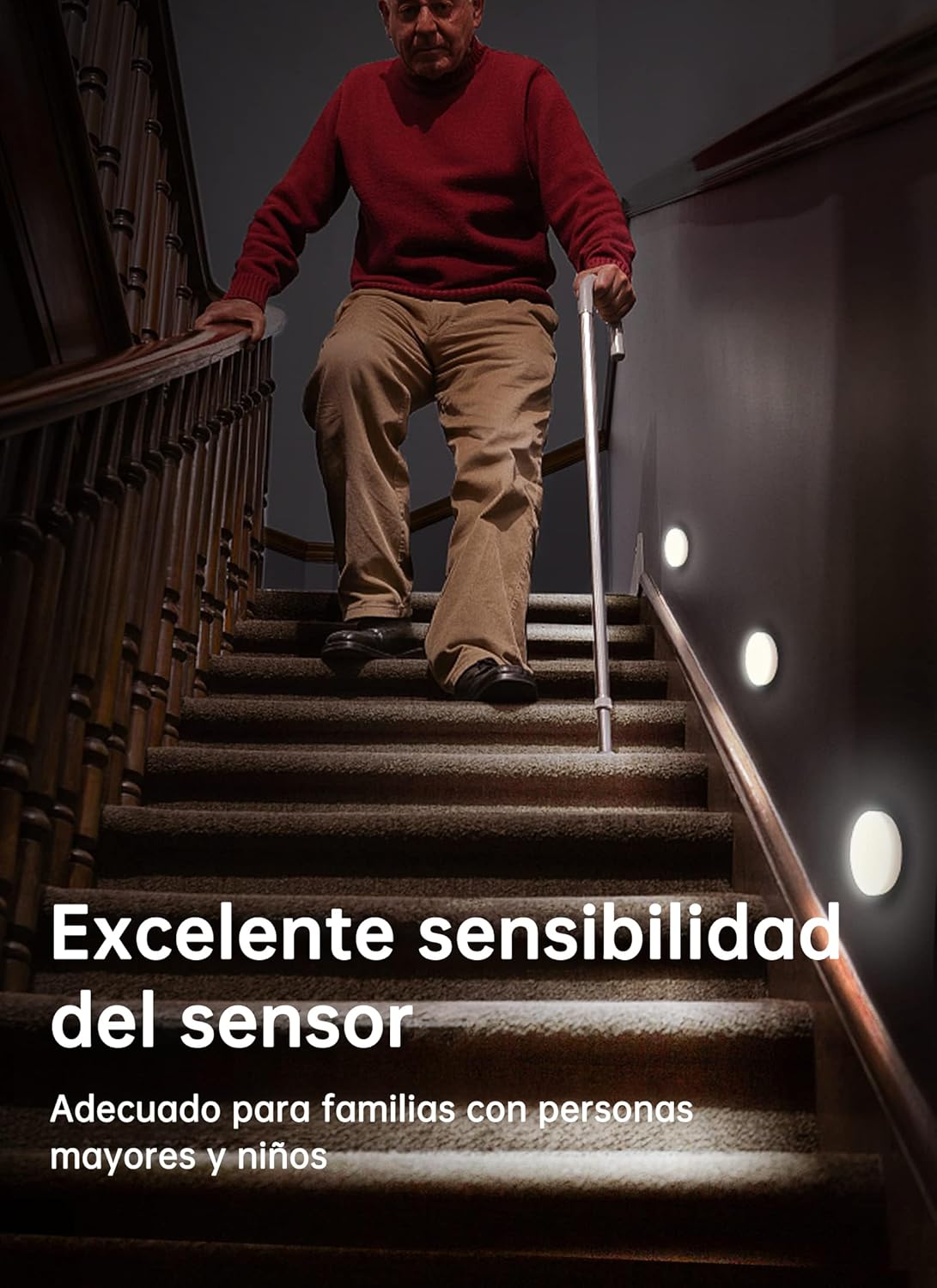 Thumbnail 2 de Homelist Luz Nocturna LED con Sensor de Movimiento, 6 Pack