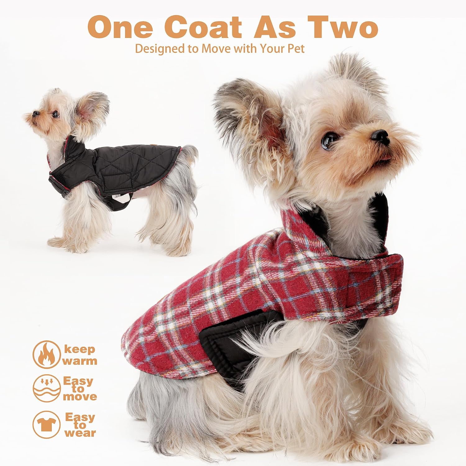 Detalle 2 de Dog Coat, Reversible