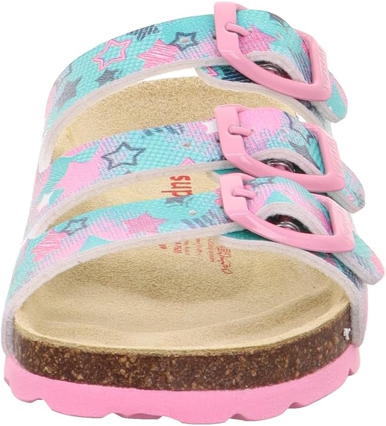 Thumbnail 1 de Superfit Mädchen Fussbettpantoffel Hausschuh – bequeme Innensohle, rutschfeste Sohle