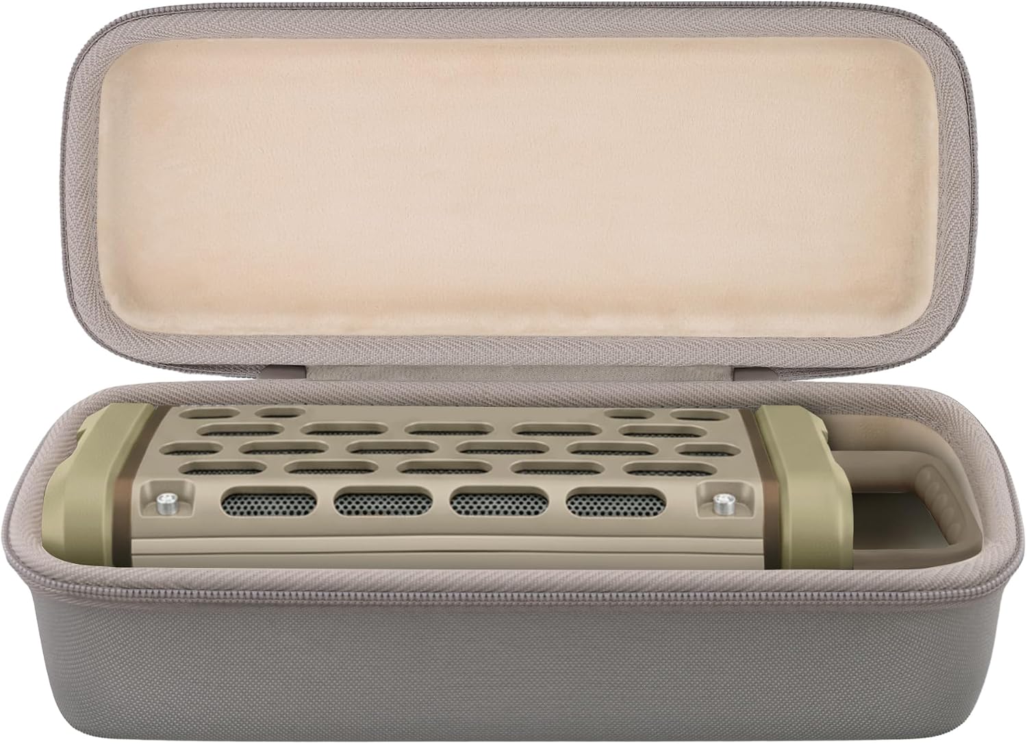 Detalle 2 de co2CREA CCSU261024 Hard Case for Turtlebox Ranger Speaker, Sand, EVA and Nylon