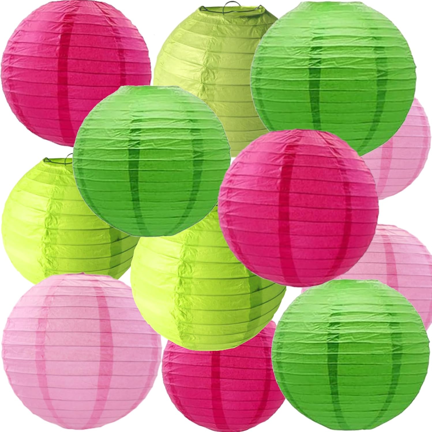 Thumbnail 6 de We Moment Zone 12pcs Blue and Gold Paper Lanterns