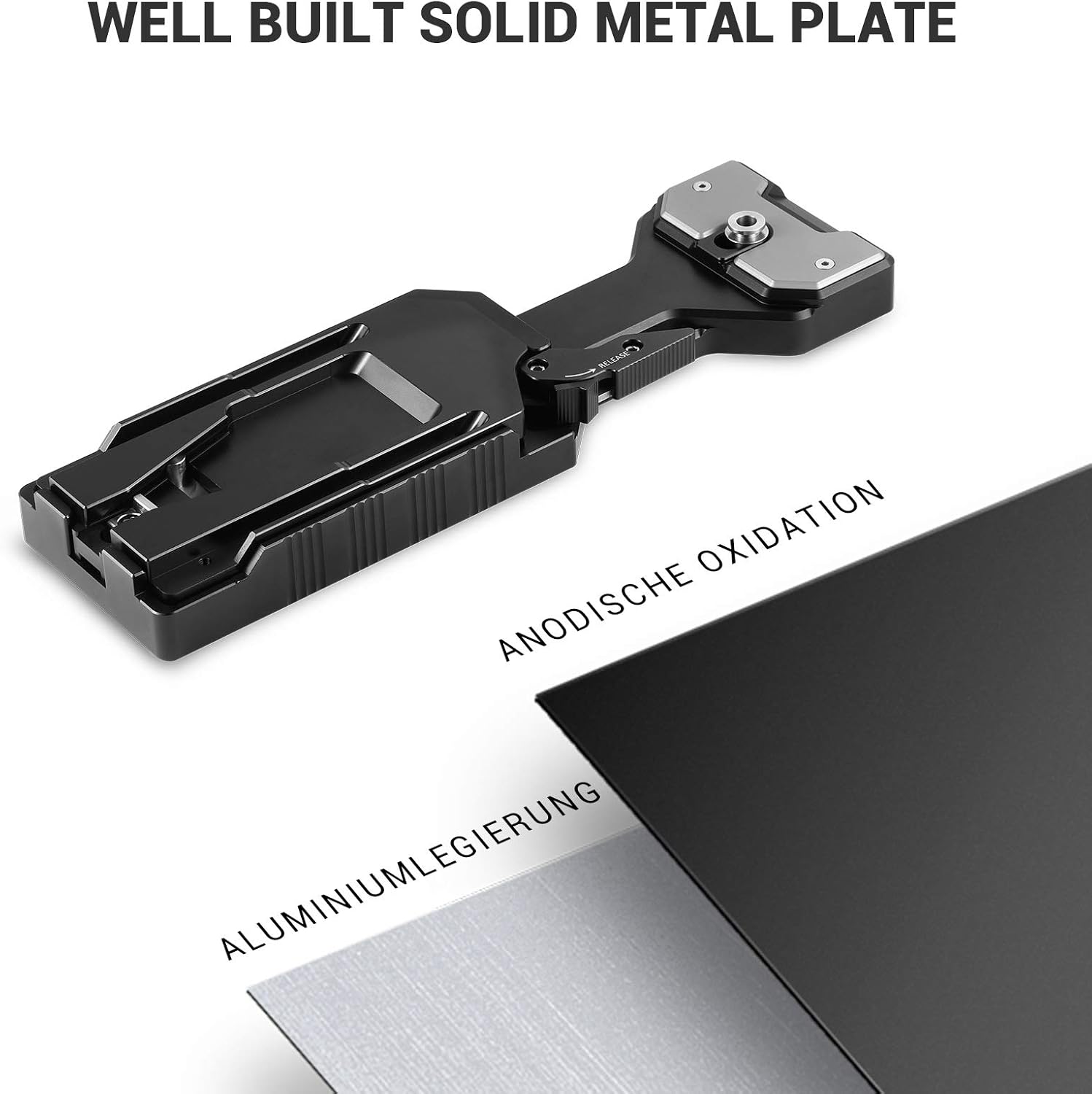 Thumbnail 4 de SmallRig Plate de Trépied à Dégagement Rapide pour Sony VCT-14 Standard — Adaptateur V-Wedge compatible avec la plaque d'épaulement SmallRig 2837-2169