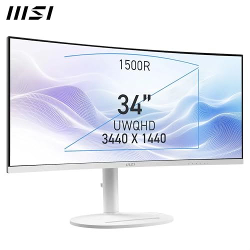 Detalle 2 de MSI Modern MD342CQPW 34-inch UWQHD curved monitor