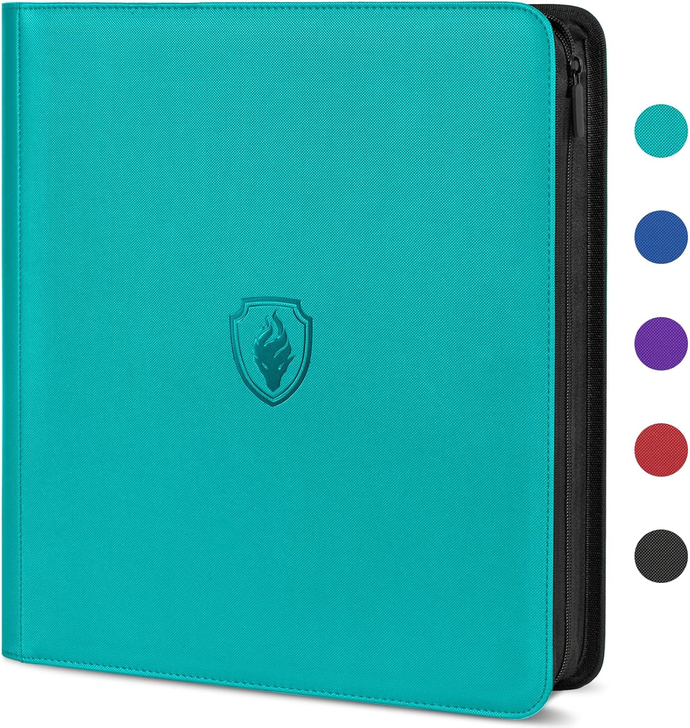 Fabmaker Premium Zip Card Binder 12 Pocket (912 Cards) - Teal