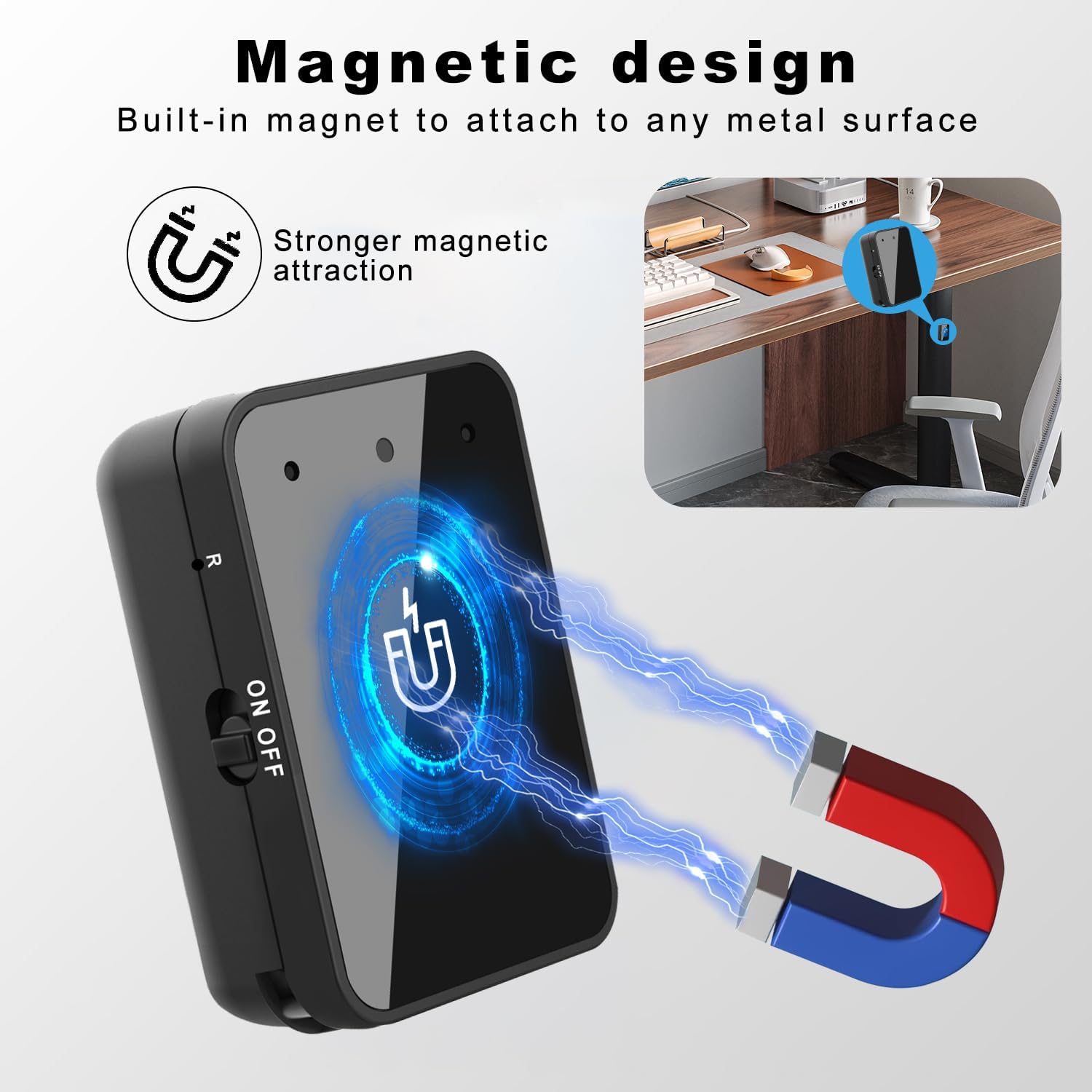 Detalle de Voice Recorder - Magnetic 64GB Mini Voice Recorder with Noise Reduction