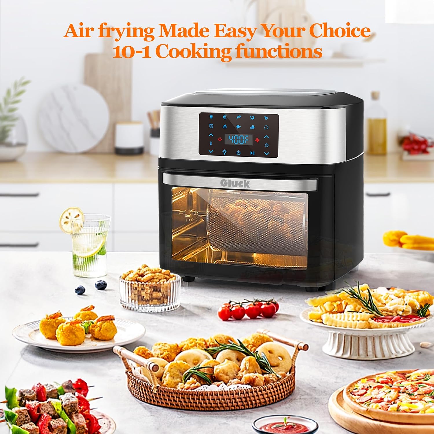 Thumbnail 6 de Gluck Air Fryer Oven 20 QT