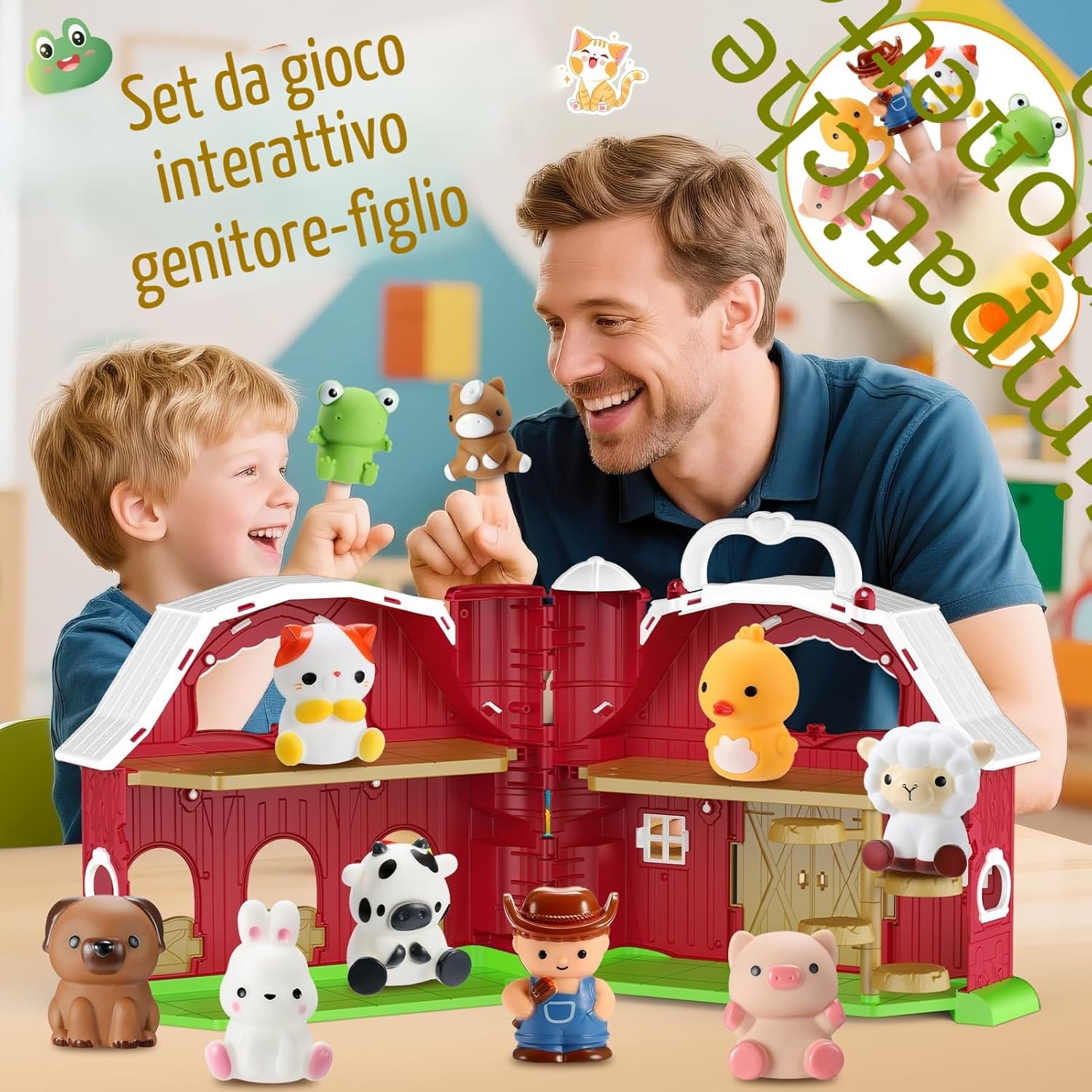 Detalle 2 de HappyKidsClub Fattoria Montessori 24x11x21 cm