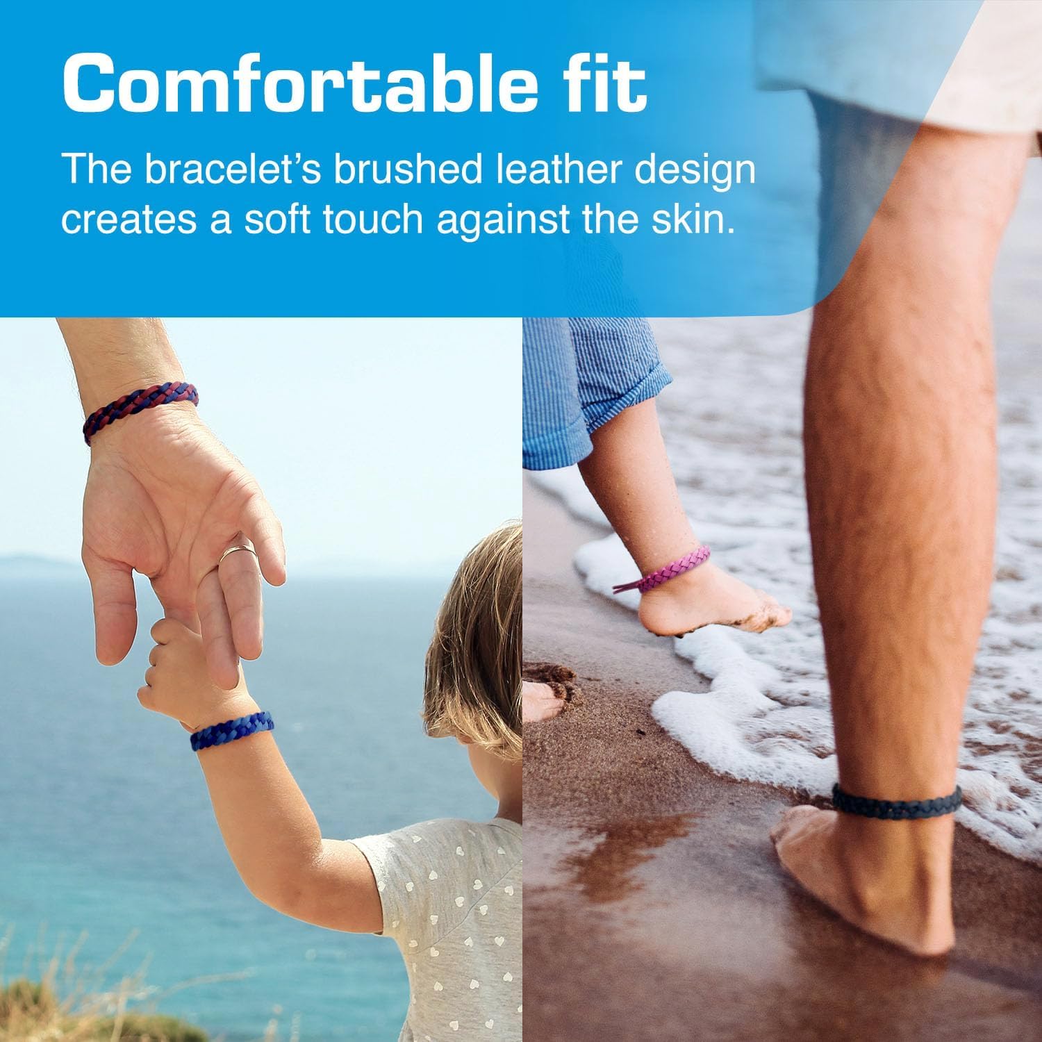 Detalle de Active Era DEET-free Mosquito Repellent Bracelet (12 Pack) – waterproof citronella band for outdoor protection