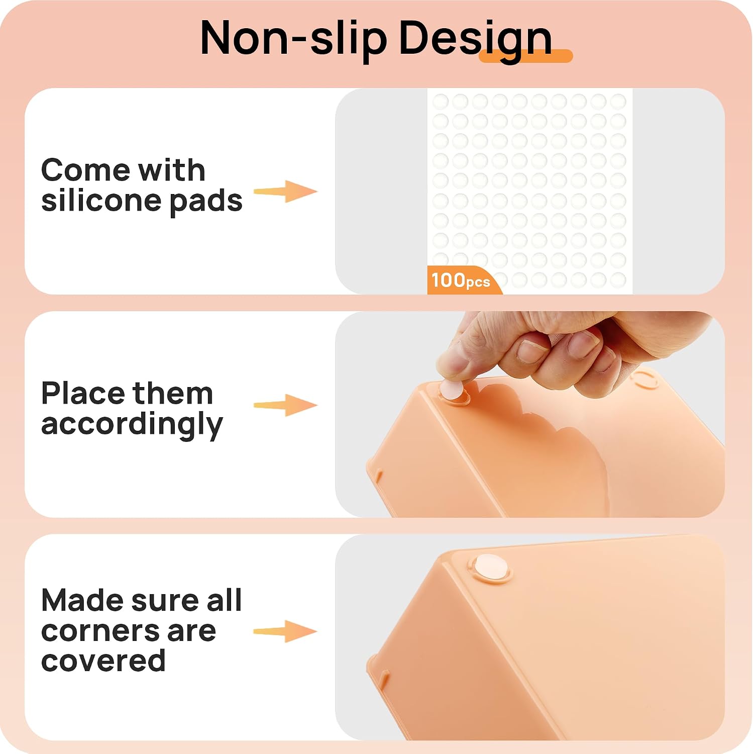 Thumbnail 6 de Vtopmart Plastic Drawer Organizers, 4 Sizes