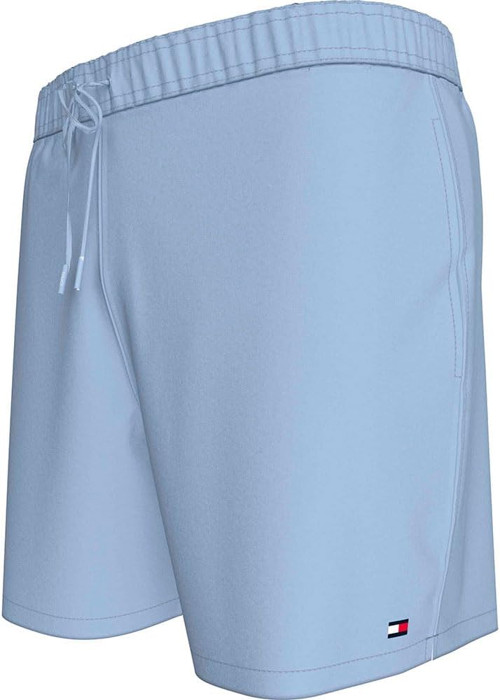 Detalle de Tommy Hilfiger Men’s Medium Drawstring Swim Shorts with Logo