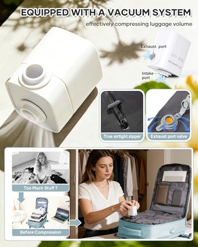 Thumbnail 3 de BJLFS mochila al vacío con bomba y tamaño de cabina 40x30x20 cm (Ryanair/Wizz Air)