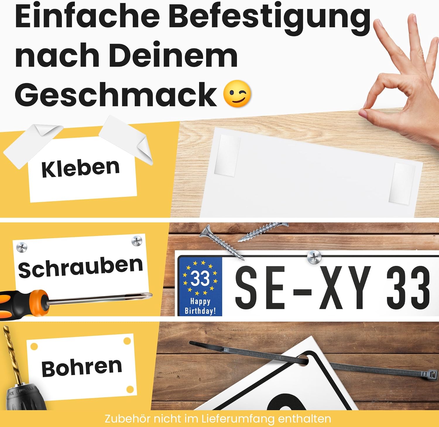 Thumbnail 5 de DankeDir! Sexy 33 Jahre Schild – Geschenk zum 33. Geburtstag als Geburtstagskarte & Partydeko