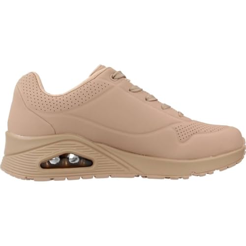 Thumbnail 3 de Skechers Damen Uno Stand On Air Trainers – Sand Durabuck/Mesh, Größe 35 EU