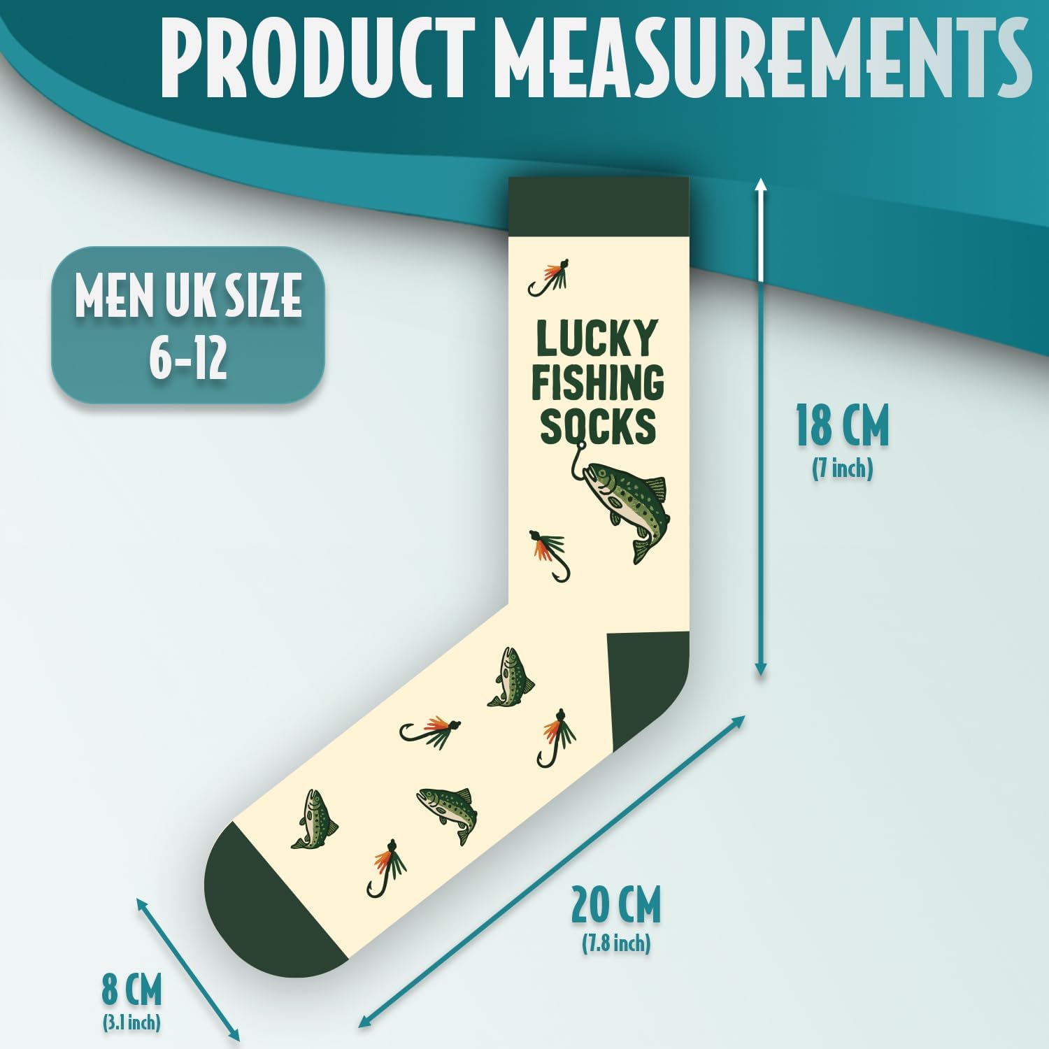 Thumbnail 2 de SC Products Lucky Fishing Socks