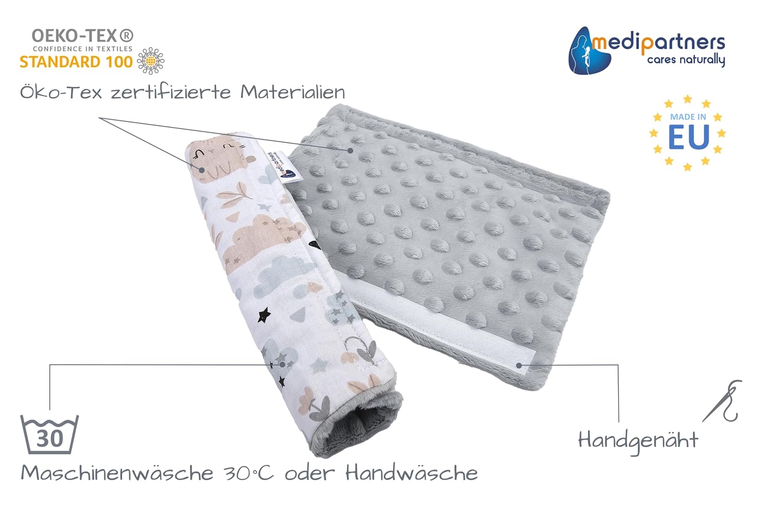 Thumbnail 1 de Medi Partners Gurtpolster Kinder 17x22 cm
