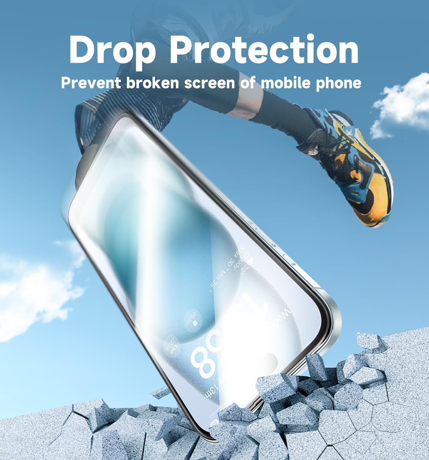 Thumbnail 4 de MAGIC JOHN iPhone 15 screen protector 2-pack