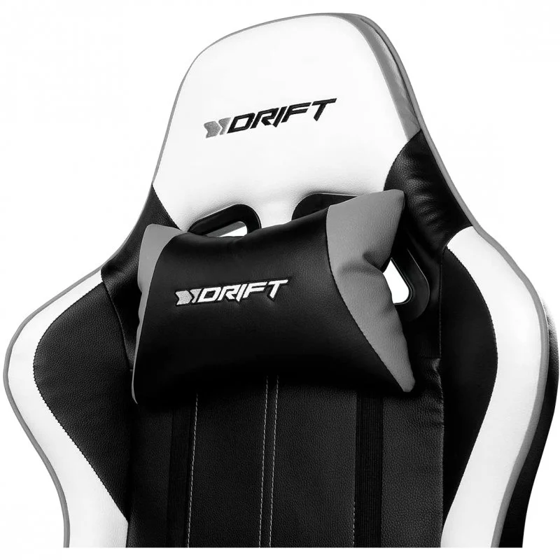 Detalle de Drift DR175 Silla Gaming Negra/Gris: ergonomía y comodidad para largas sesiones