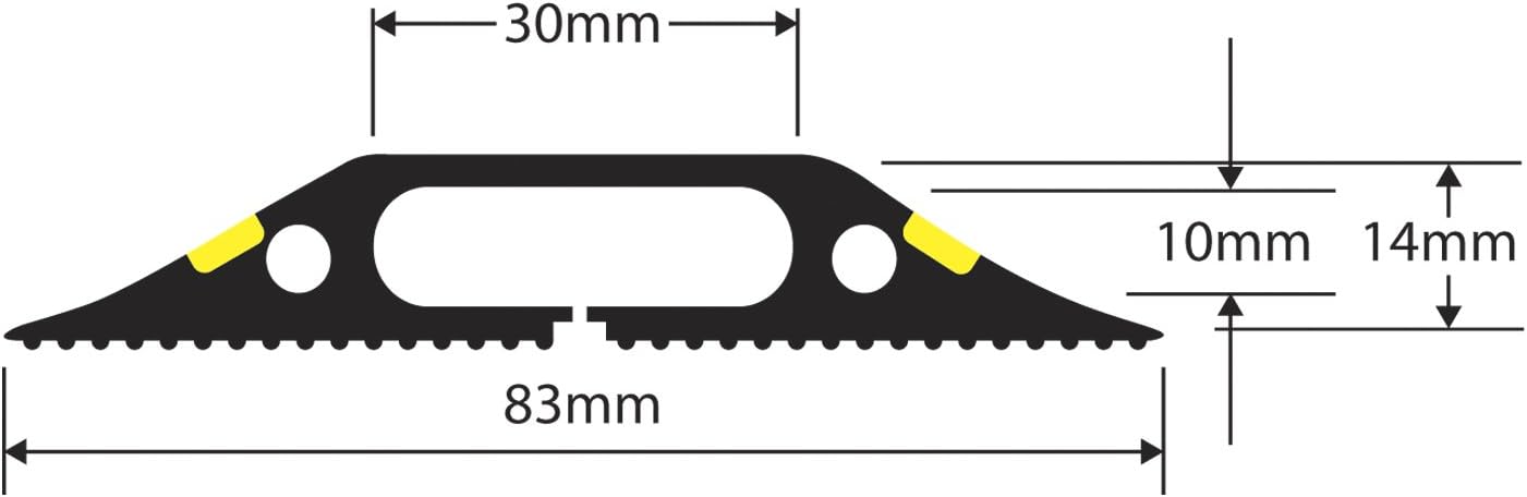 Detalle de D-Line FC83H/9M Canalina passacavi 9 m
