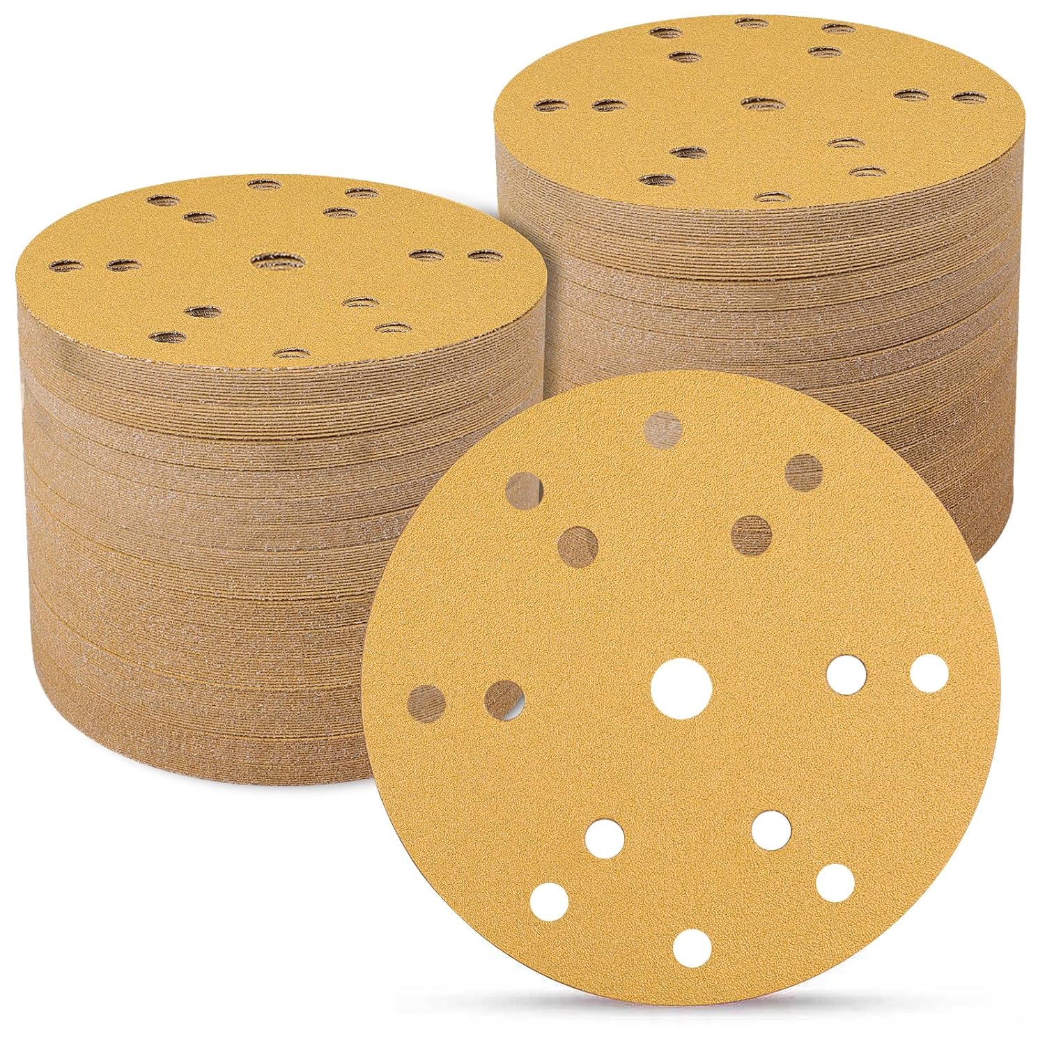 Thumbnail 6 de Sruhrak Sanding Discs 150mm, 180 Grit (100 Pcs) with 15 Holes for 6-Inch Orbital Sanders