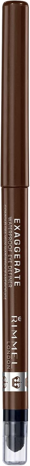 Detalle 2 de Rimmel London RLWED212 Exaggerate Waterproof Eye Definer, Rich Brown 212