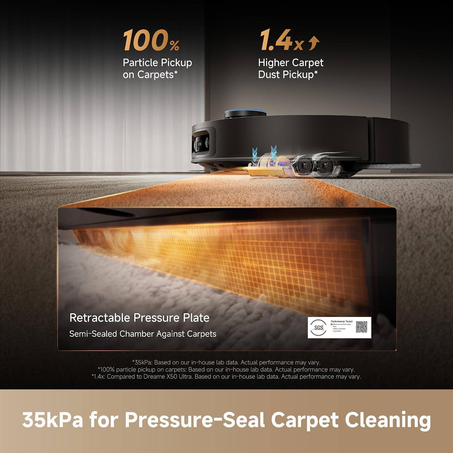 Detalle 1 de Dreame robot vacuum X60 Max Ultra Complete