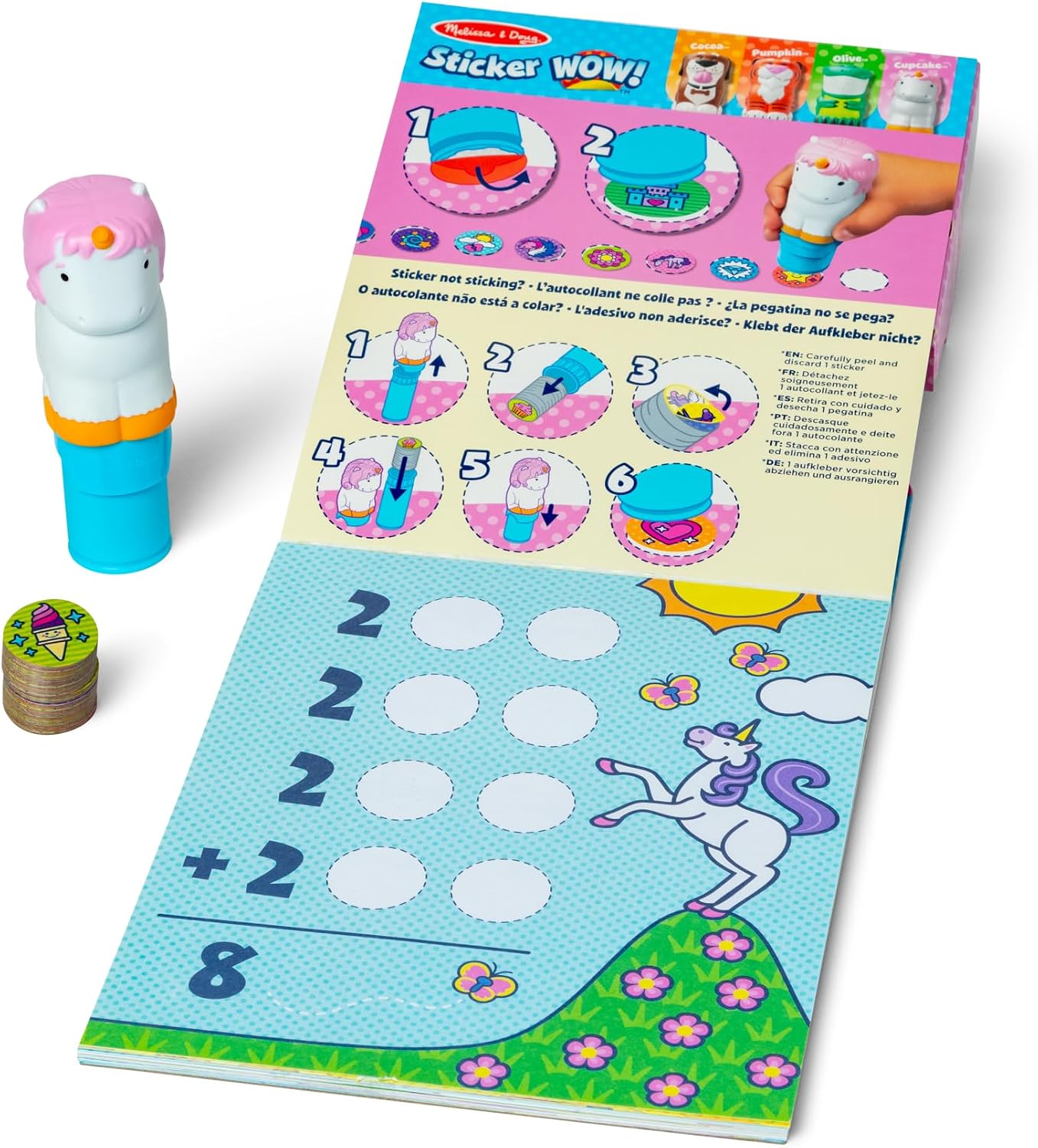 Thumbnail 3 de Melissa & Doug Sticker Wow Stempel-Set Tiger mit 300 Stickern