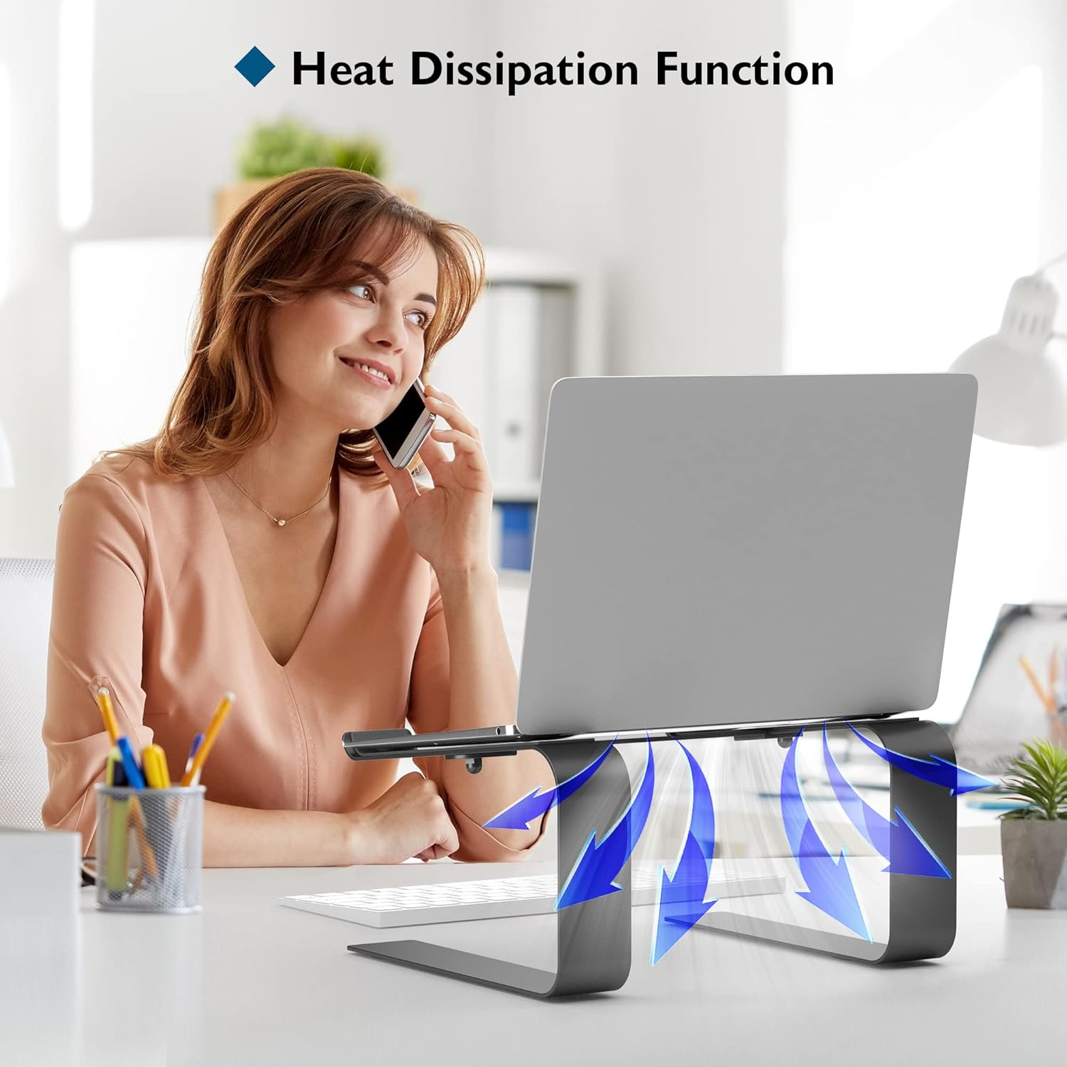 Detalle 2 de BONTEC Ergonomischer Laptop‑Ständer für 10–17,3" Laptops
