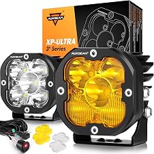 Detalle de Auxbeam XP-Ultra Series 3" 80W Cube LED Pods 9600LM