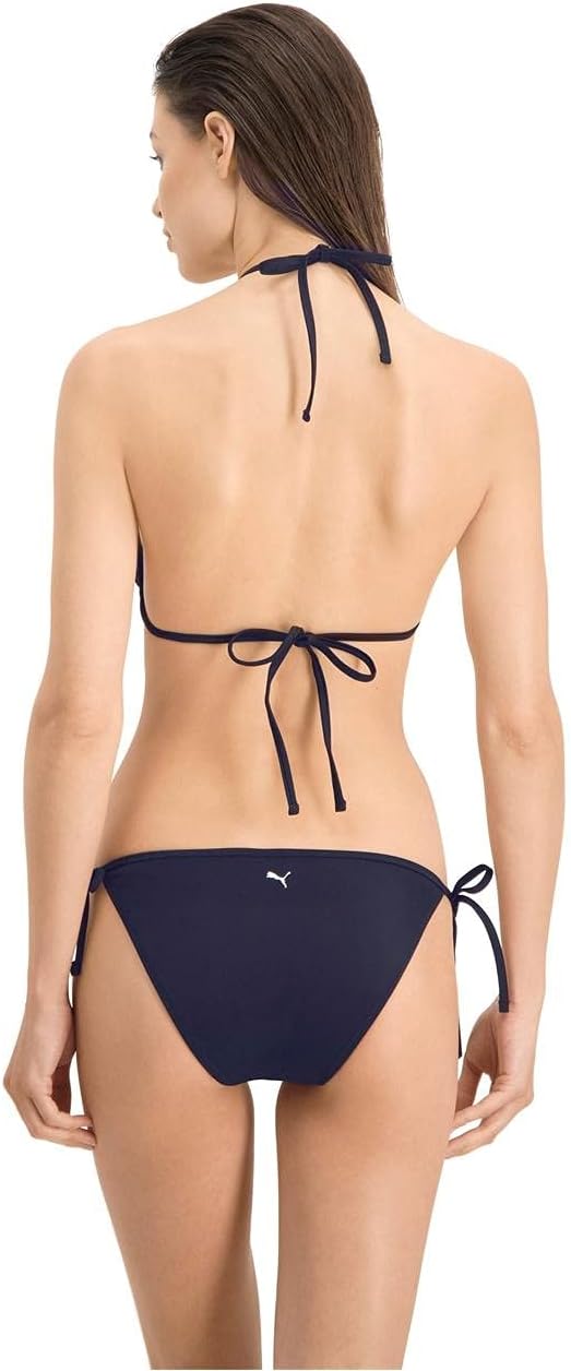 Detalle de PUMA Side Tie Bikini Bottom Donna: stile sportivo e comfort sostenibile