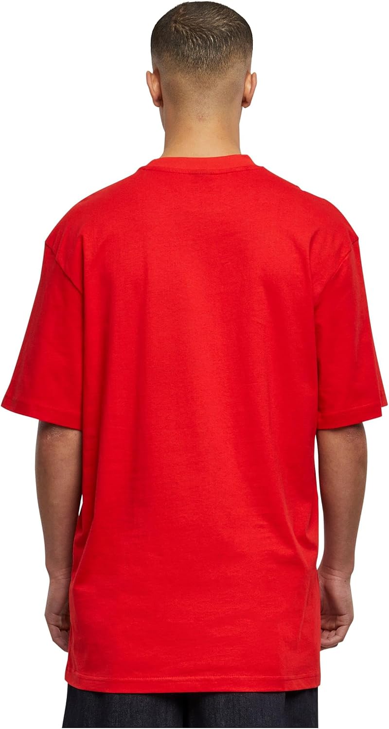 Thumbnail 3 de Urban Classics Homme Basic Crew Neck Tall Tee Rouge 6XL – T‑shirt coton long pour homme