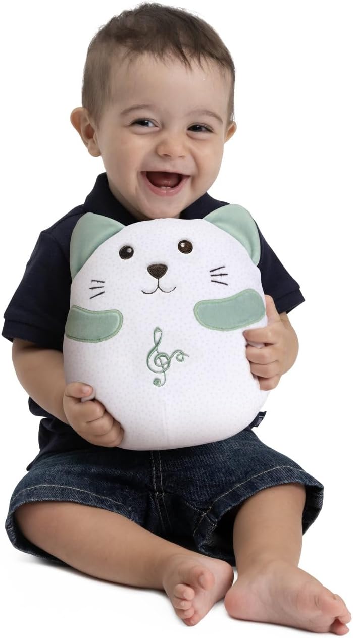 Detalle de Chicco Gattino Peluche: peluche interattivo rilassante per neonati
