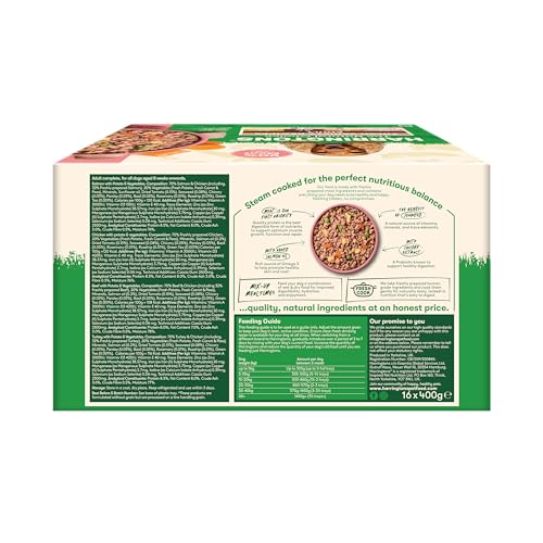 Detalle de Harringtons Complete Wet Tray Grain Free Hypoallergenic Adult Dog Food Variety Bumper Pack 16x400g