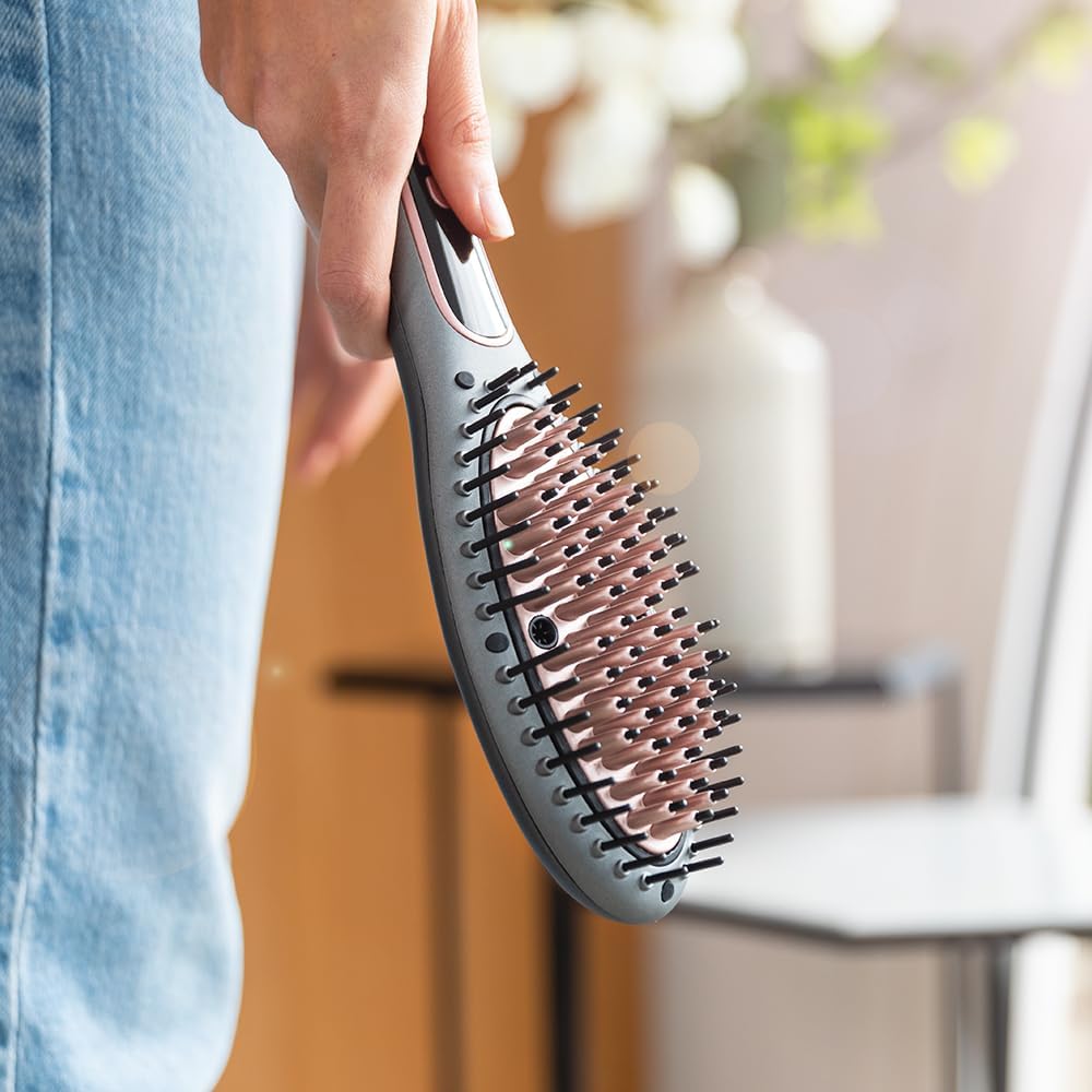 Detalle de Cecotec Brosse à Air Care Bamba avec extrait d’avocat – ionique, 140–220 °C, affichage numérique, arrêt automatique