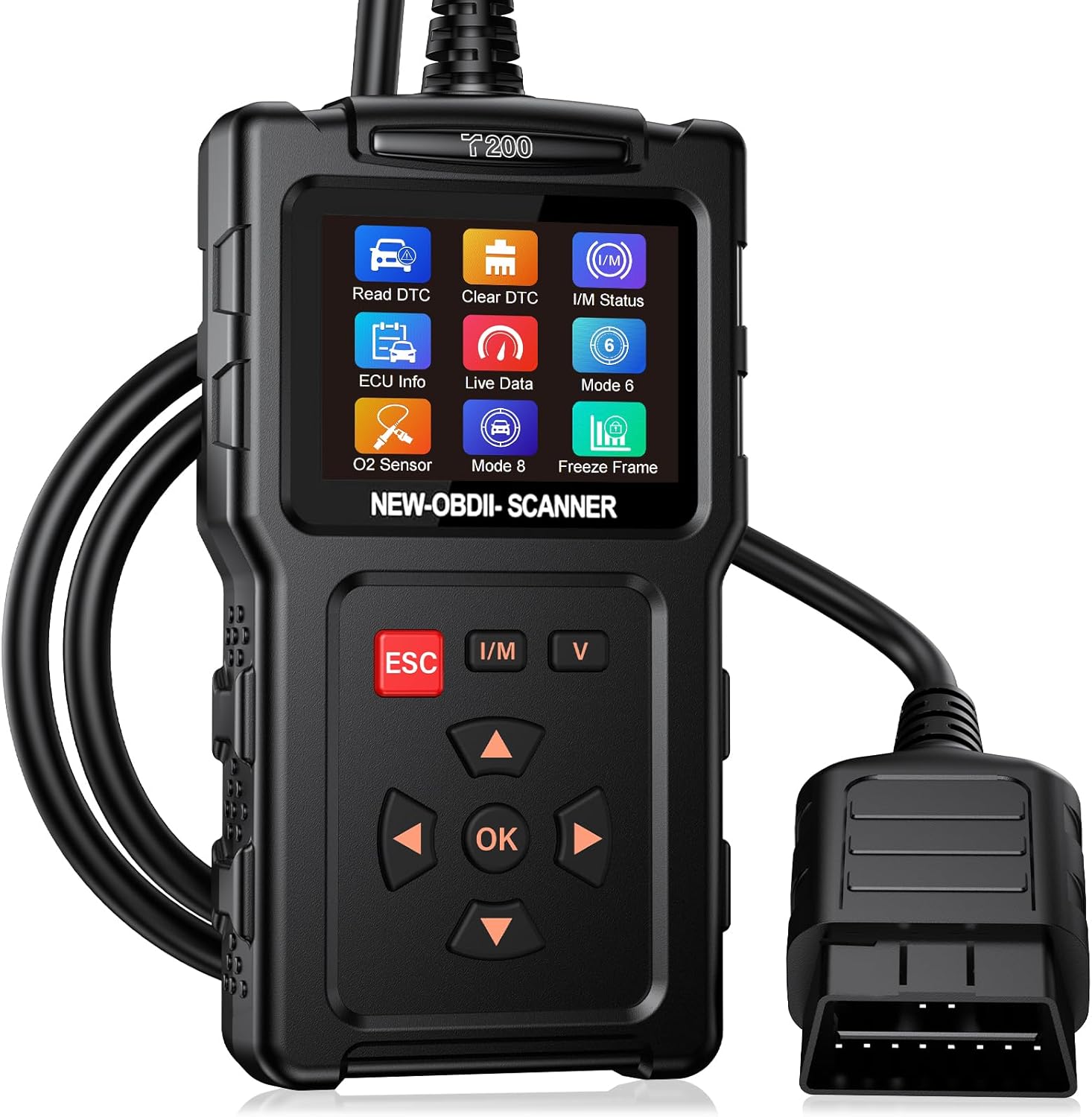 Detalle de OBD2 Diagnosegerät T200 2,4" Bildschirm