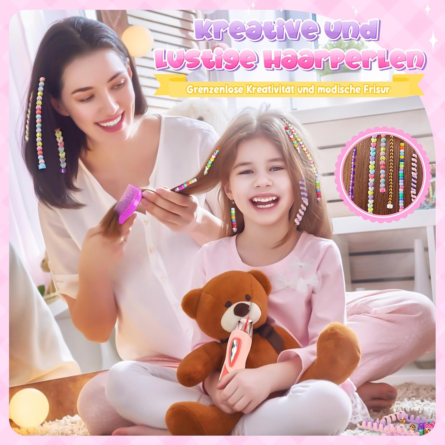 Thumbnail 1 de Flnlano Geschenk Mädchen Haarschmuck Set 5–12 Jahre