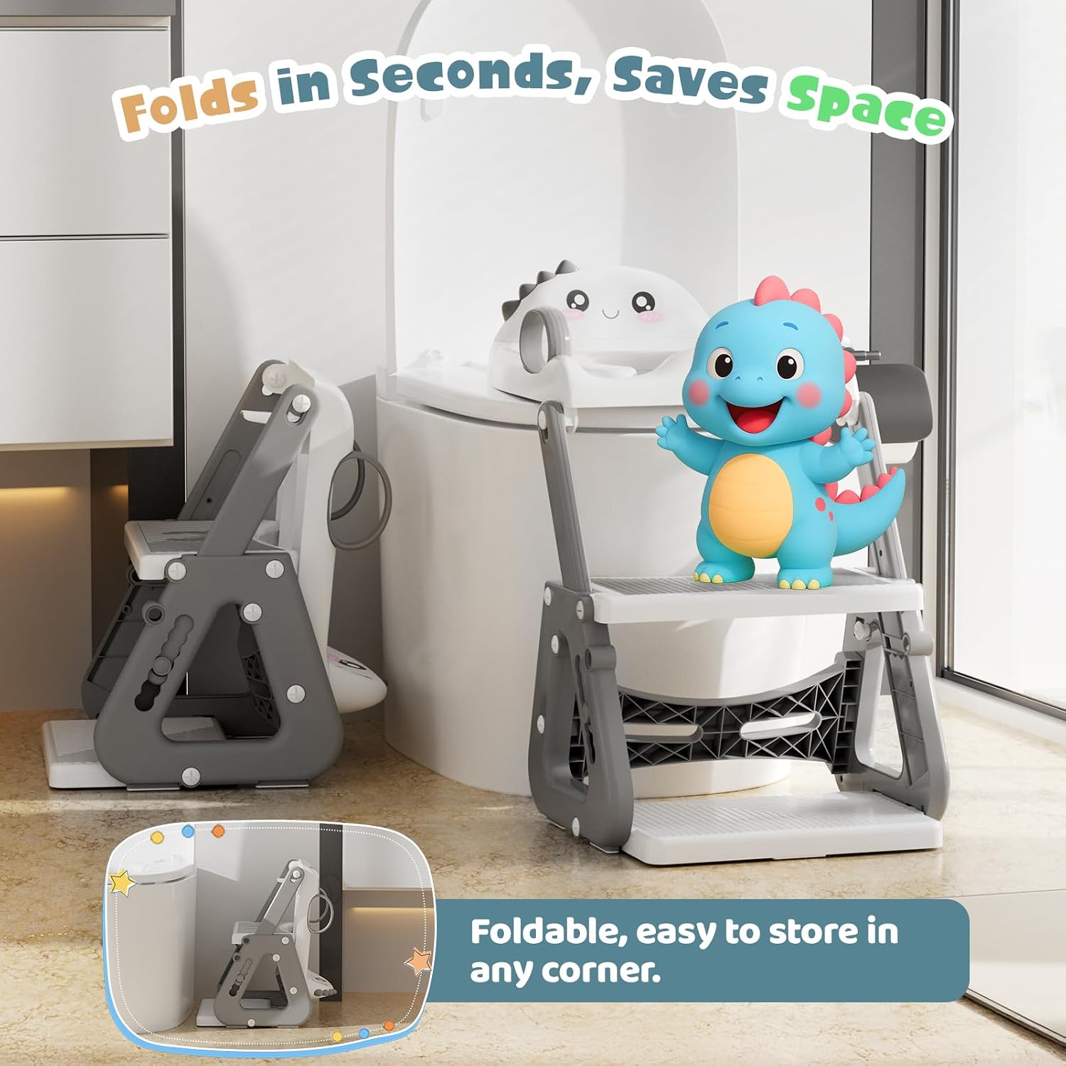 Thumbnail 3 de Potty Training Toilet Seat 2-in-1 🚽