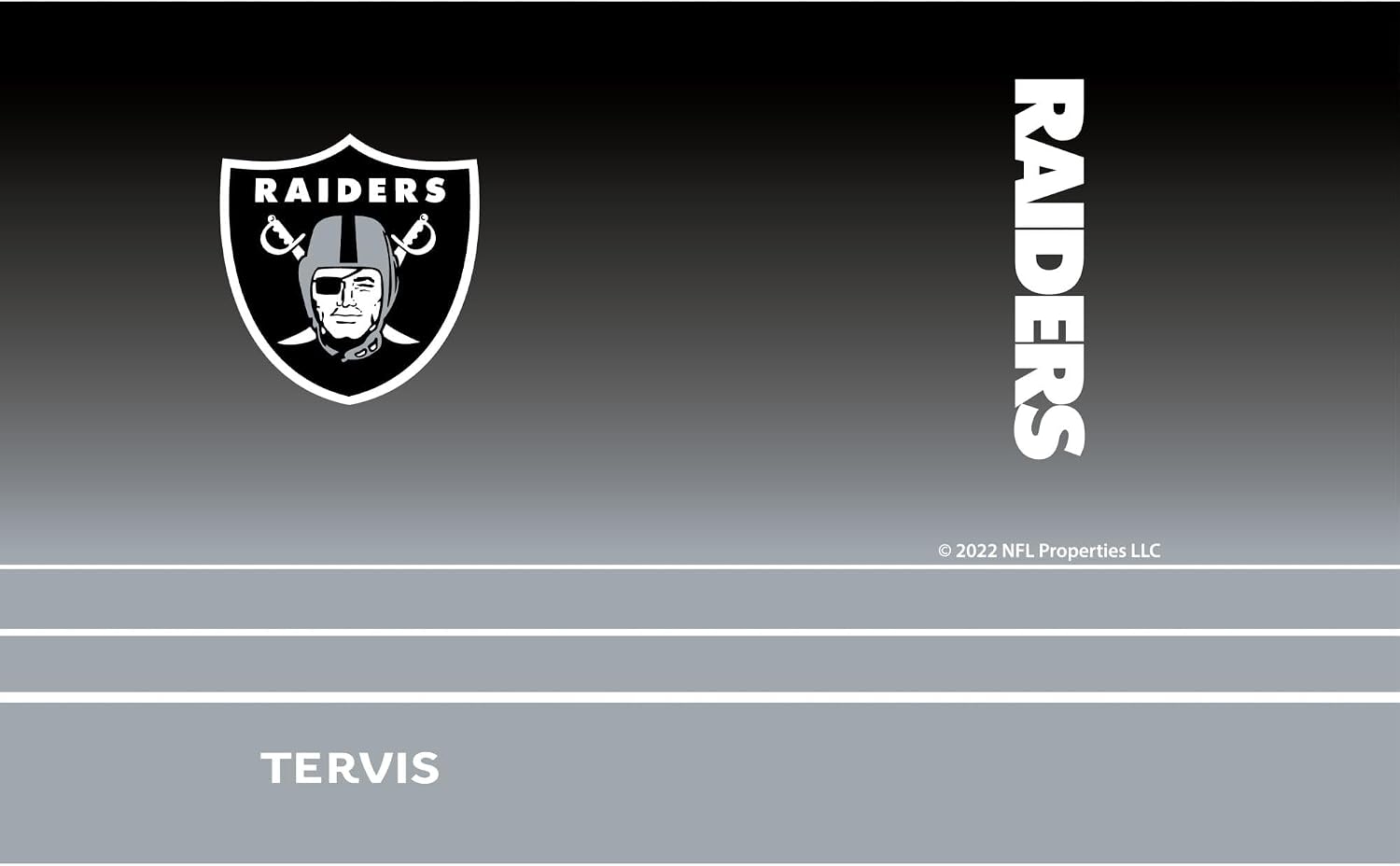 Detalle 2 de Tervis Traveler NFL Las Vegas Raiders Ombre Triple-Insulated Tumbler (20oz) Travel Cup
