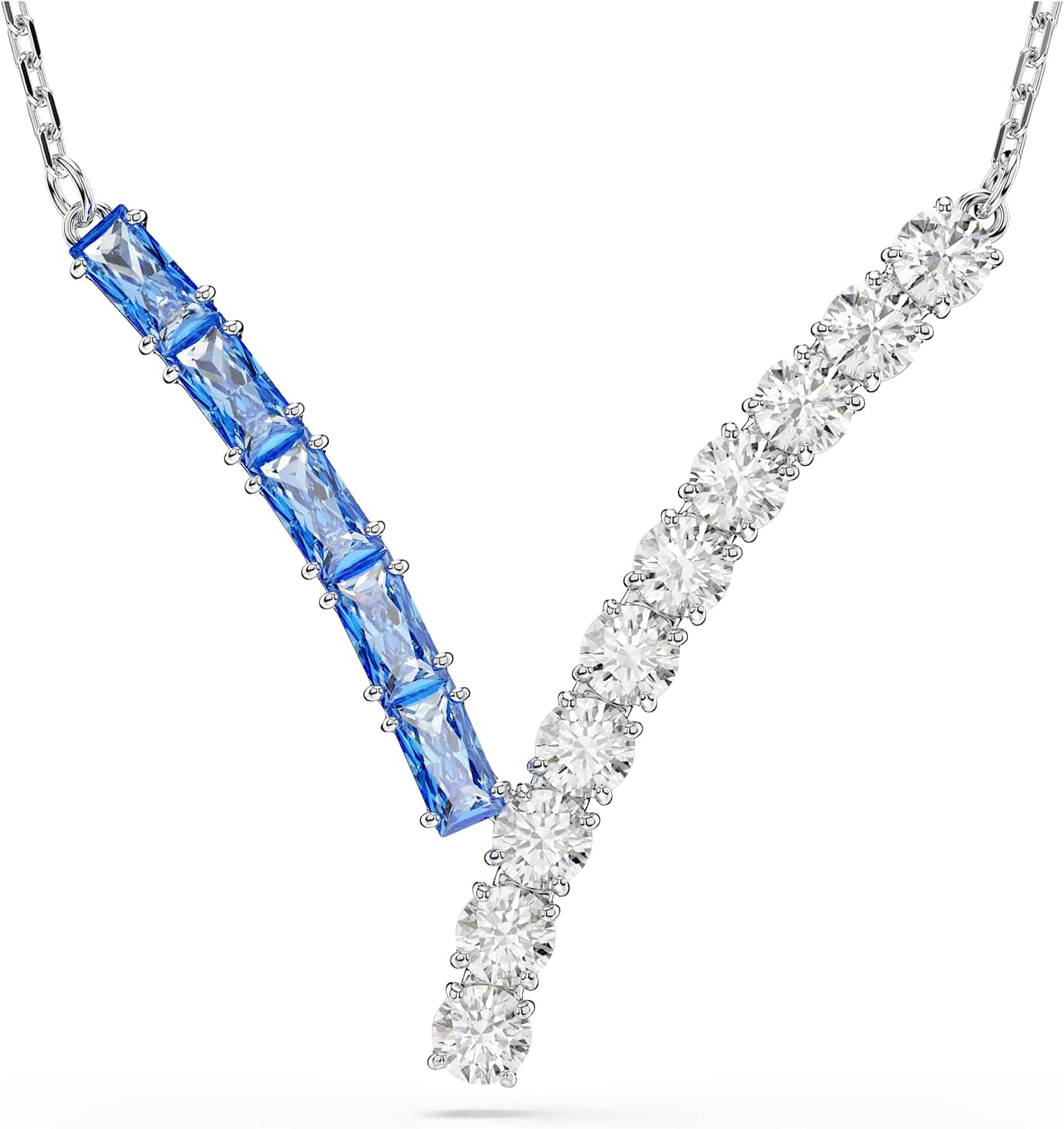 Detalle de Swarovski Matrix Kollektion Blau Rhodiniert