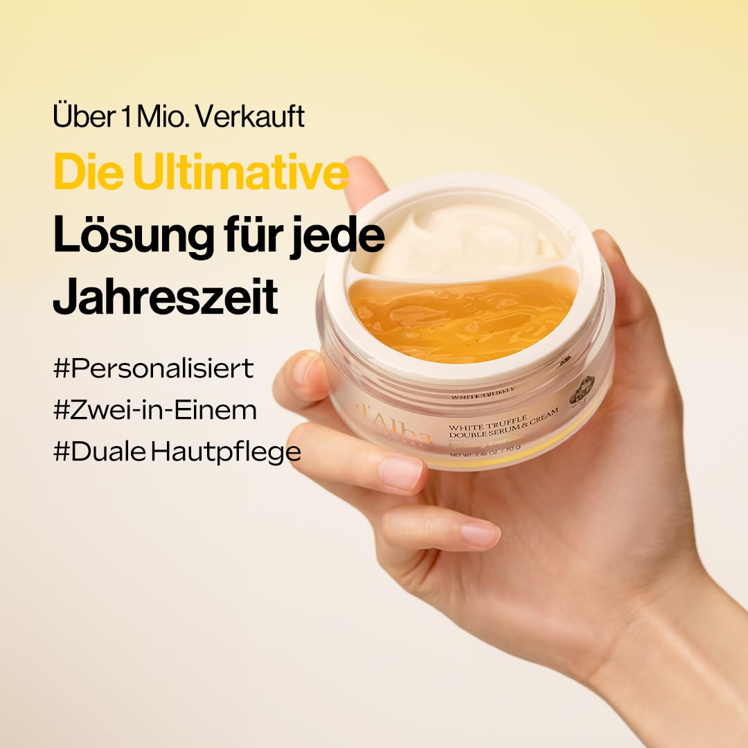 Detalle 2 de d'alba Double Serum & Cream 70g