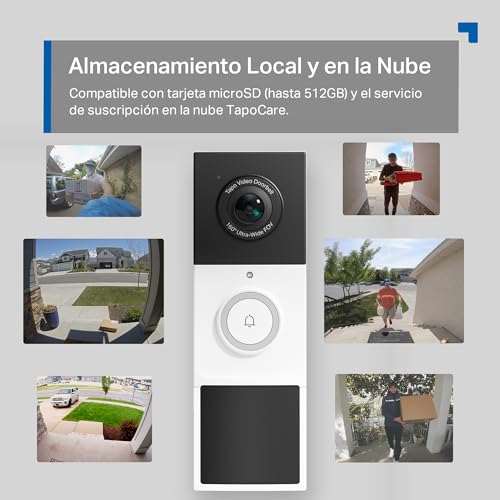 Thumbnail 5 de Tapo D210: Timbre Inalámbrico con Cámara 2K para Exterior, Audio Bidireccional y Detección de Movimiento