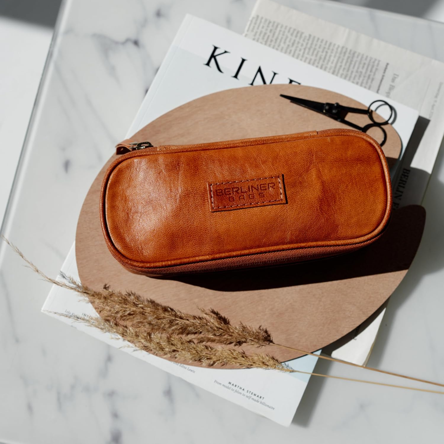 Thumbnail 4 de Berliner Bags Estuche vintage Felix de piel para lápices 👜