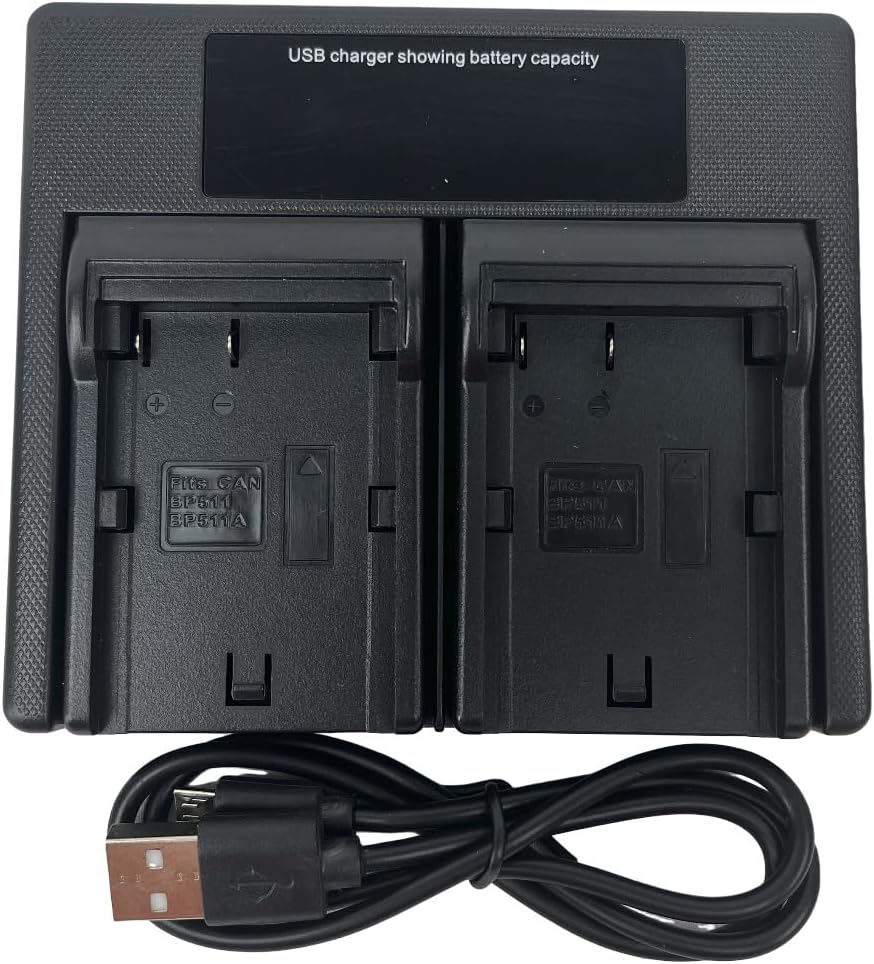 Detalle de Dual USB Camera Charger for BP-511/511A/508/512/522/535