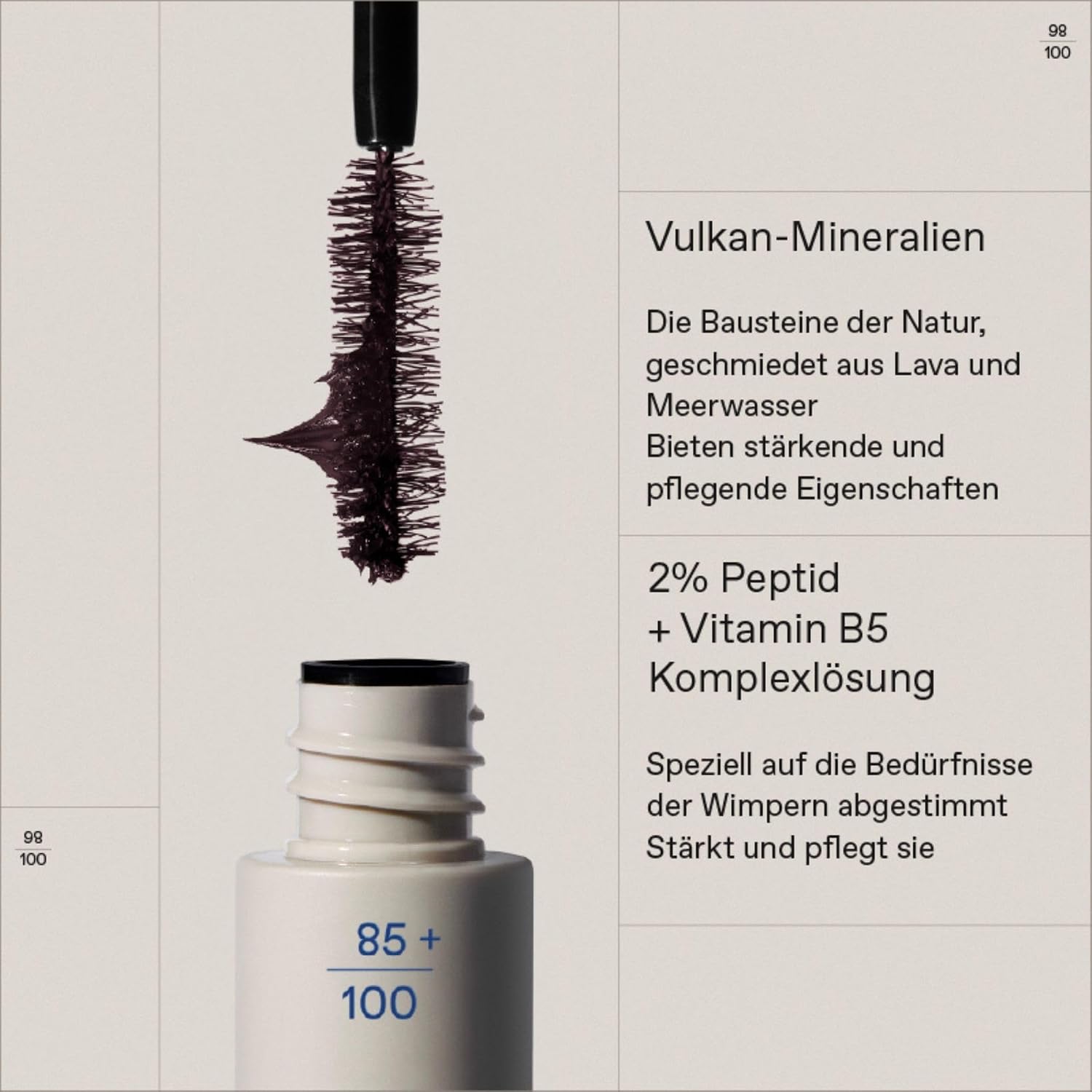 Thumbnail 1 de KORRES Drama Volume Mascara Plum Brown 02 – pflegende Mascara mit Vulkan-Mineralien, 10 ml