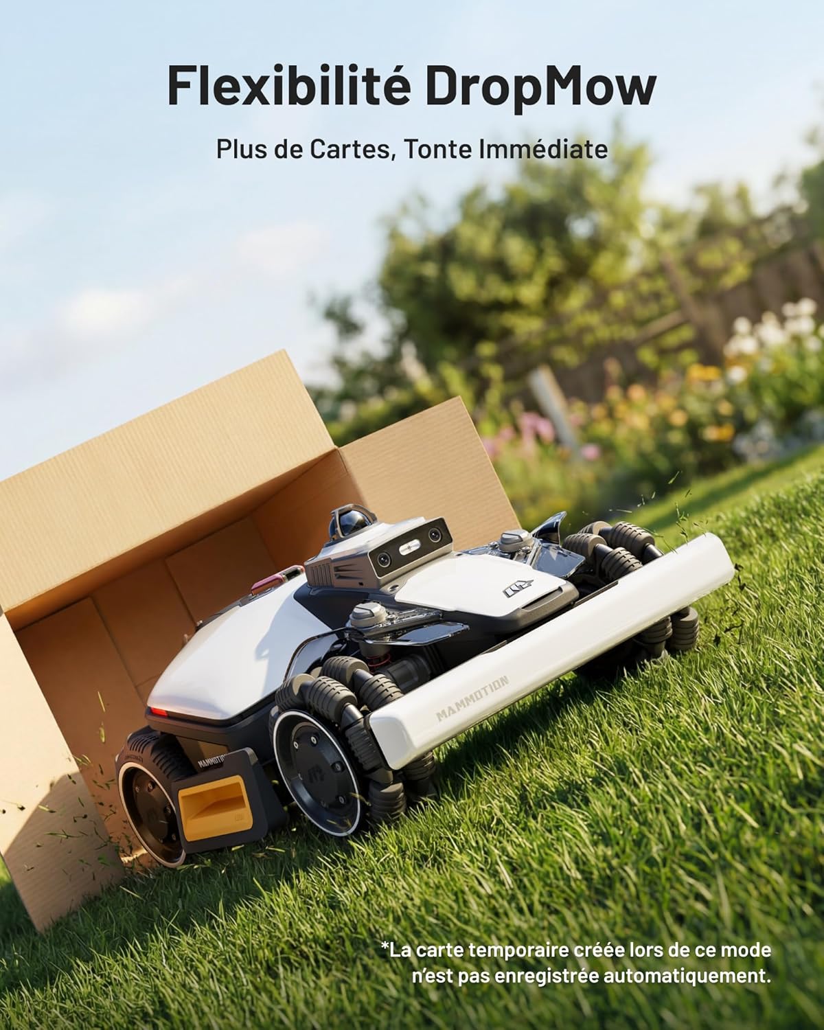 Thumbnail 6 de MAMMOTION LUBA Mini 2 AWD 1500 – Robot Tondeuse sans Fil avec Mini Garage et Nettoyage, 360° LiDAR, IA et Multi-zones