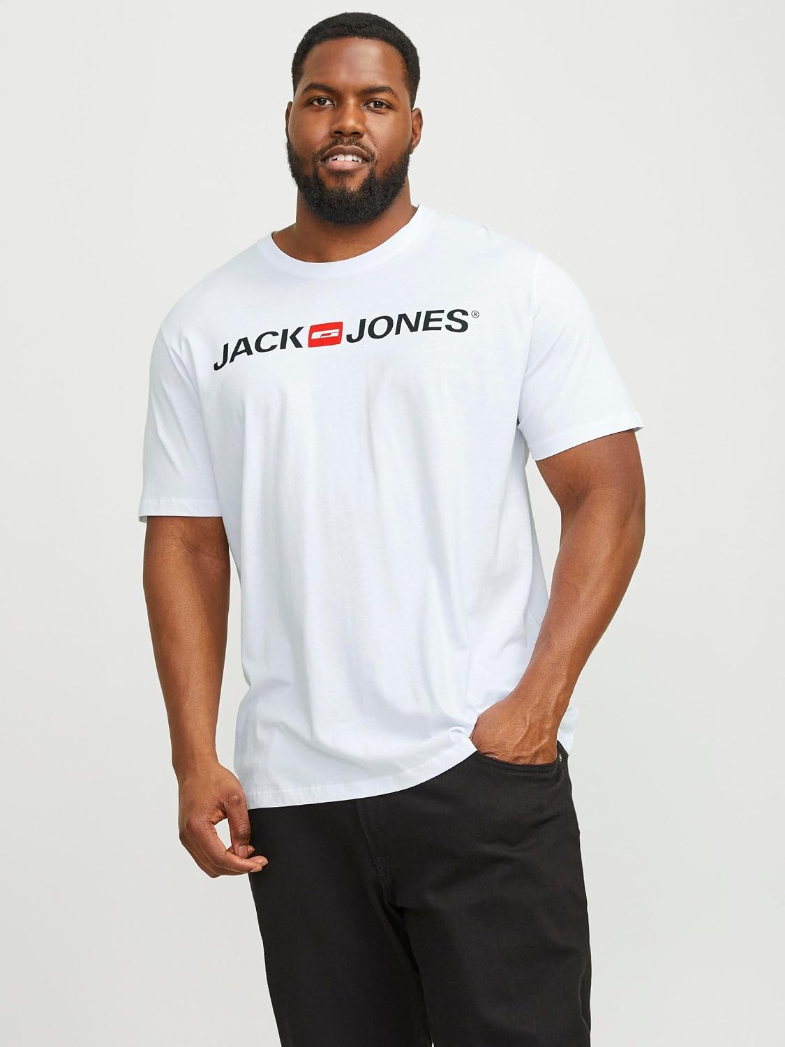 Thumbnail 6 de JACK & JONES Herren T‑Shirt Plus Size Logo T-Shirt