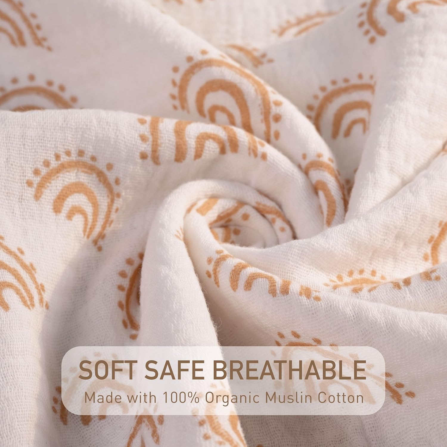 Detalle de Soarwg Kids Muslin Swaddle Blanket 95x100cm